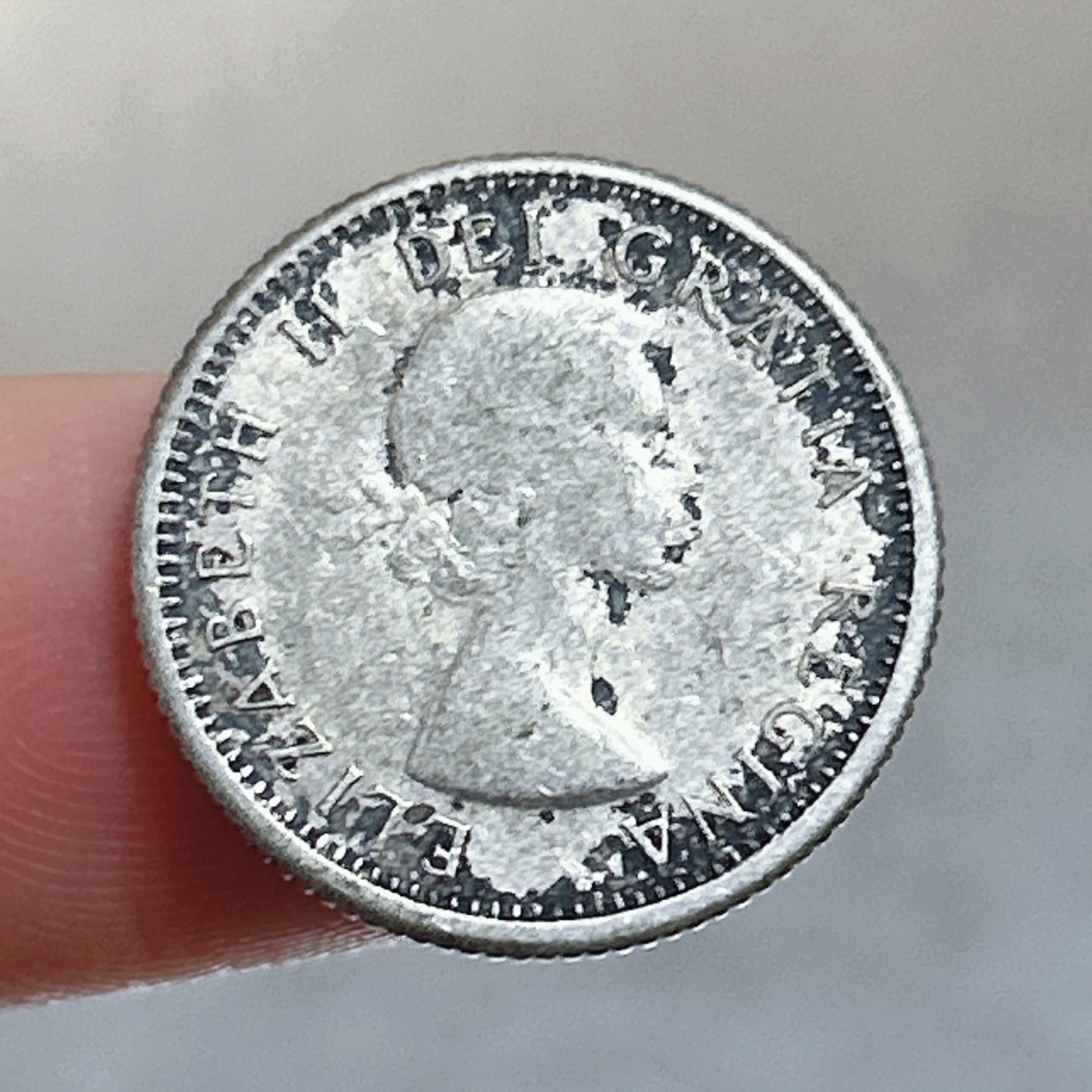 全场一元起拍 银币专场 第56期 1962年加拿大10分小银币 伊丽莎白二世2.3g