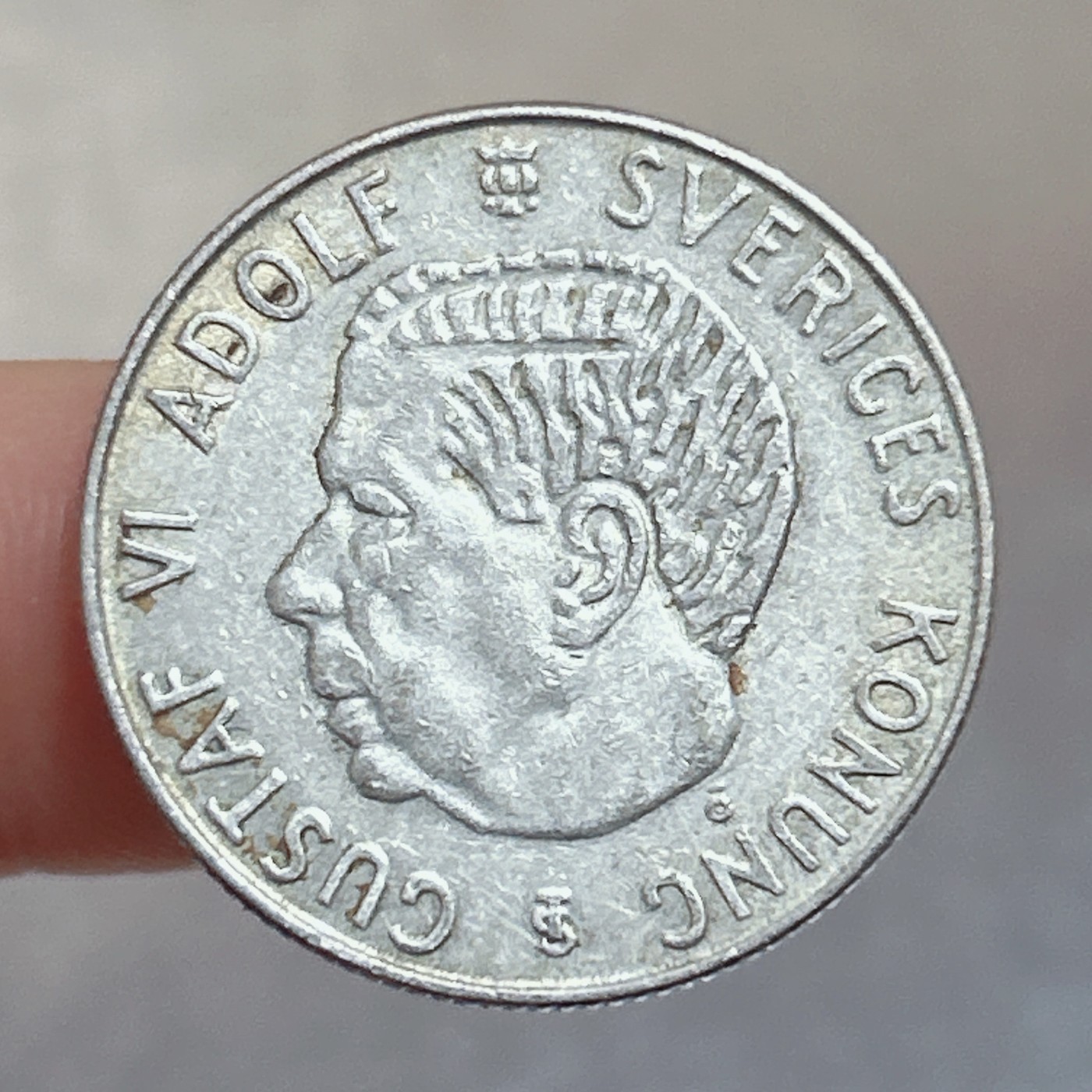 全场一元起拍 银币专场 第56期 1961年瑞典1克朗银币 7g