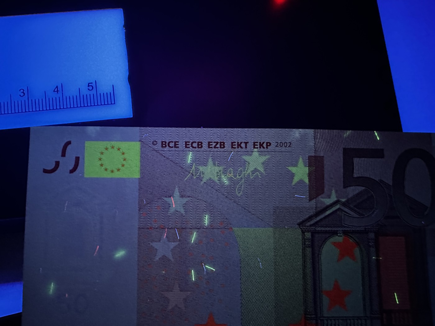 《外钞收藏家》第三百三十期 2002年50欧元 二签 德国版 全新 轻微潮点 