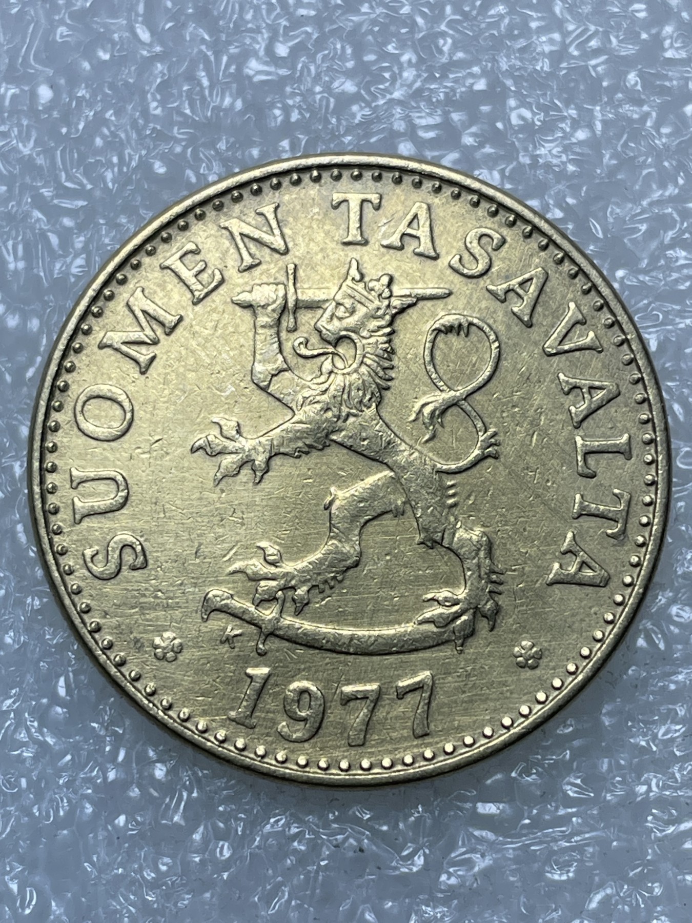 神仙姐姐散币好品专场第十五期（无佣金满邮自动发出 1977 年芬兰 50 盆尼