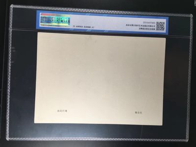 公博评级宣传画 公博评级，特殊时期宣传画    《油花烂漫》，这是纪念特殊年代石油工人的画像，外壳尺寸约19*26.4CM，公博评级55分