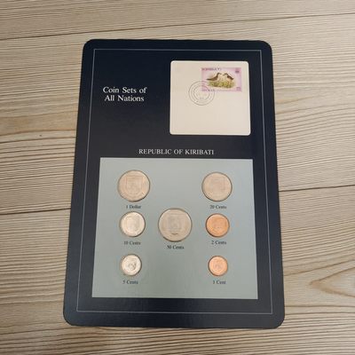 0起1加-纯粹捡漏拍-280富兰克林专场 - 【富兰克林邮币套币系列】基里巴斯7枚蓝卡