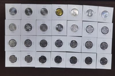 北京马甸外国币专卖微拍第115期，外国非贵金属纪念币、流通币专场，陆续上新，欢迎关注 - 俄罗斯28枚纪念币大全套