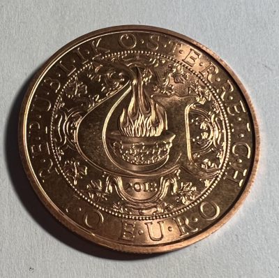 S&S Numismatic世界钱币-拍卖 第65期 - 奥地利2018年 守护天使 10欧元纪念铜币