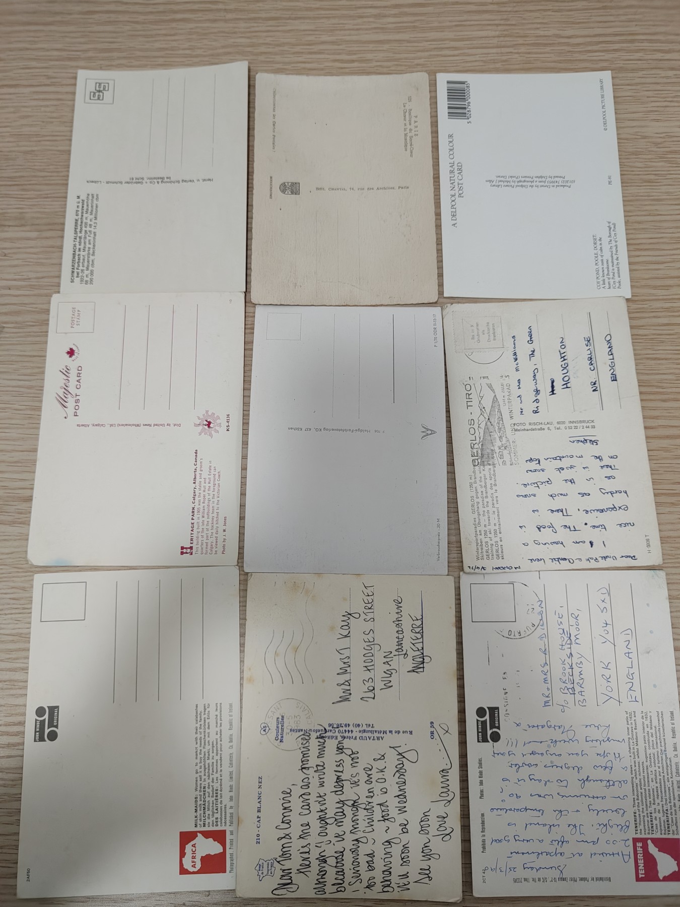 全场0元起拍 第126期 咸鱼国勋章拍卖专场 1月17日（周三）下午6：00开始 各国老明信片9张