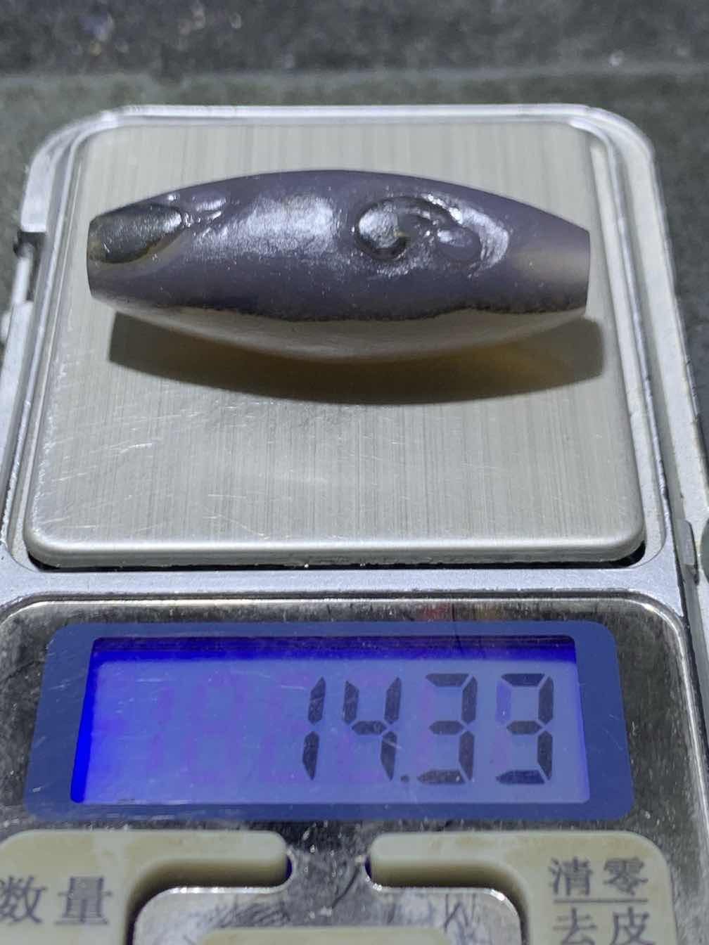 精美亚光高玉化一线巴西玛瑙手工俏色巧雕参禅悟道桶珠一个