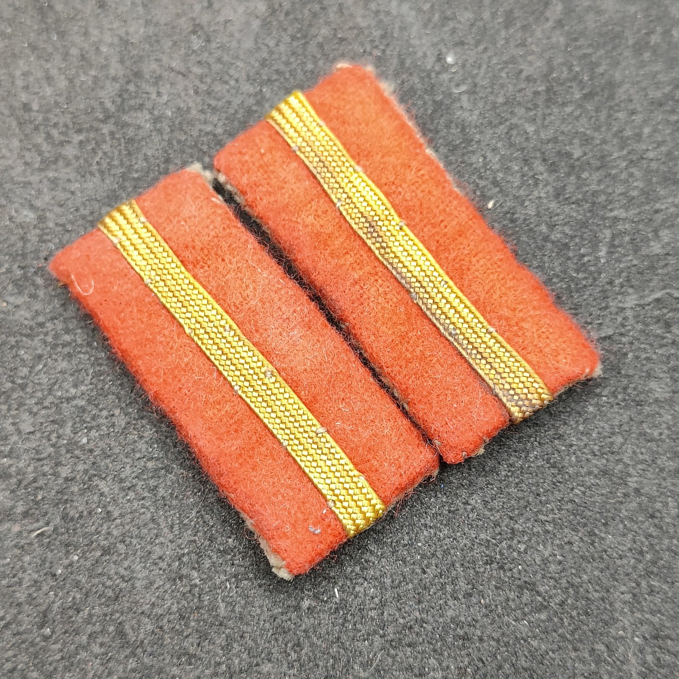 全场0元起拍 第126期 咸鱼国勋章拍卖专场 1月17日（周三）下午6：00开始 原品 日本战时陆军兵长领章一对