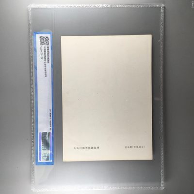 公博评级宣传画 公博评级，特殊时期宣传画    《为伟大祖国站岗》，这是纪念特殊年代军垦战士站岗的画像，外壳尺寸约19*26.4CM，公博评级58分