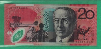 澳大利亚2008年20元 老版 塑料钞 大洋洲 实物图 UNC - 澳大利亚2008年20元 老版 塑料钞 大洋洲 实物图 UNC