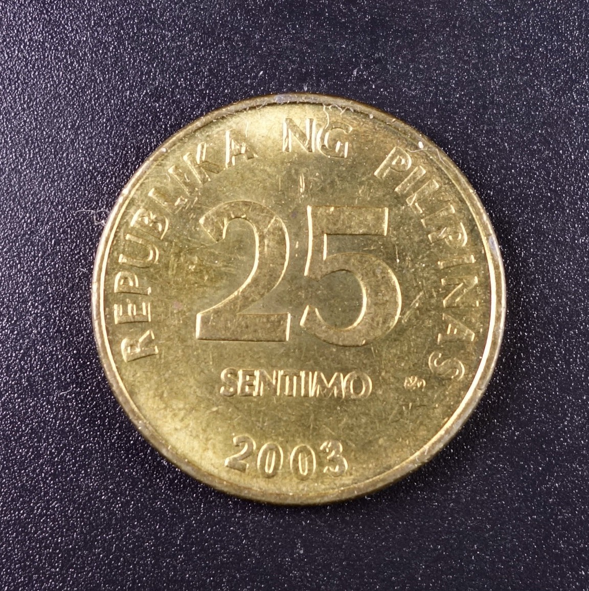 天业钱币散币、银币拍卖第30次专场 全场0元起拍0佣金转发分佣，欢迎围观参拍 菲律宾2003年25分