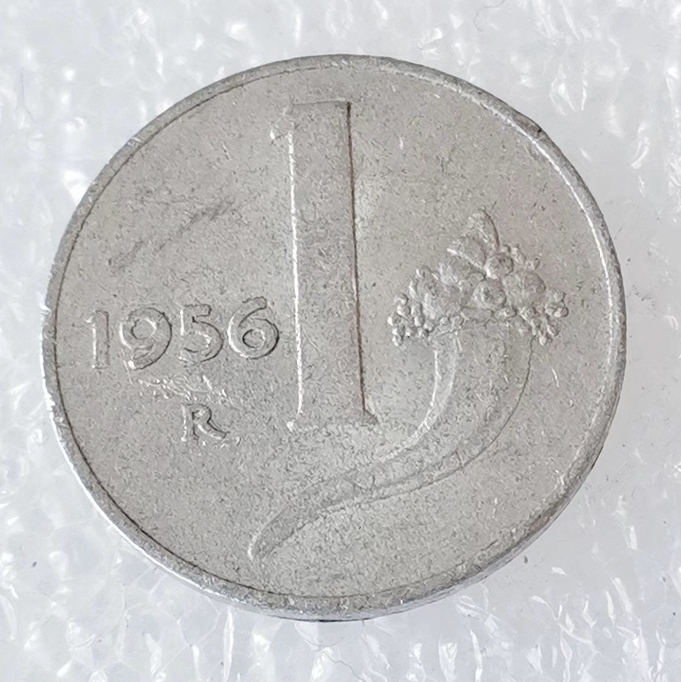 海外回流1元起拍小铺 各国钱币散币场 第6期 意大利1956年1里拉