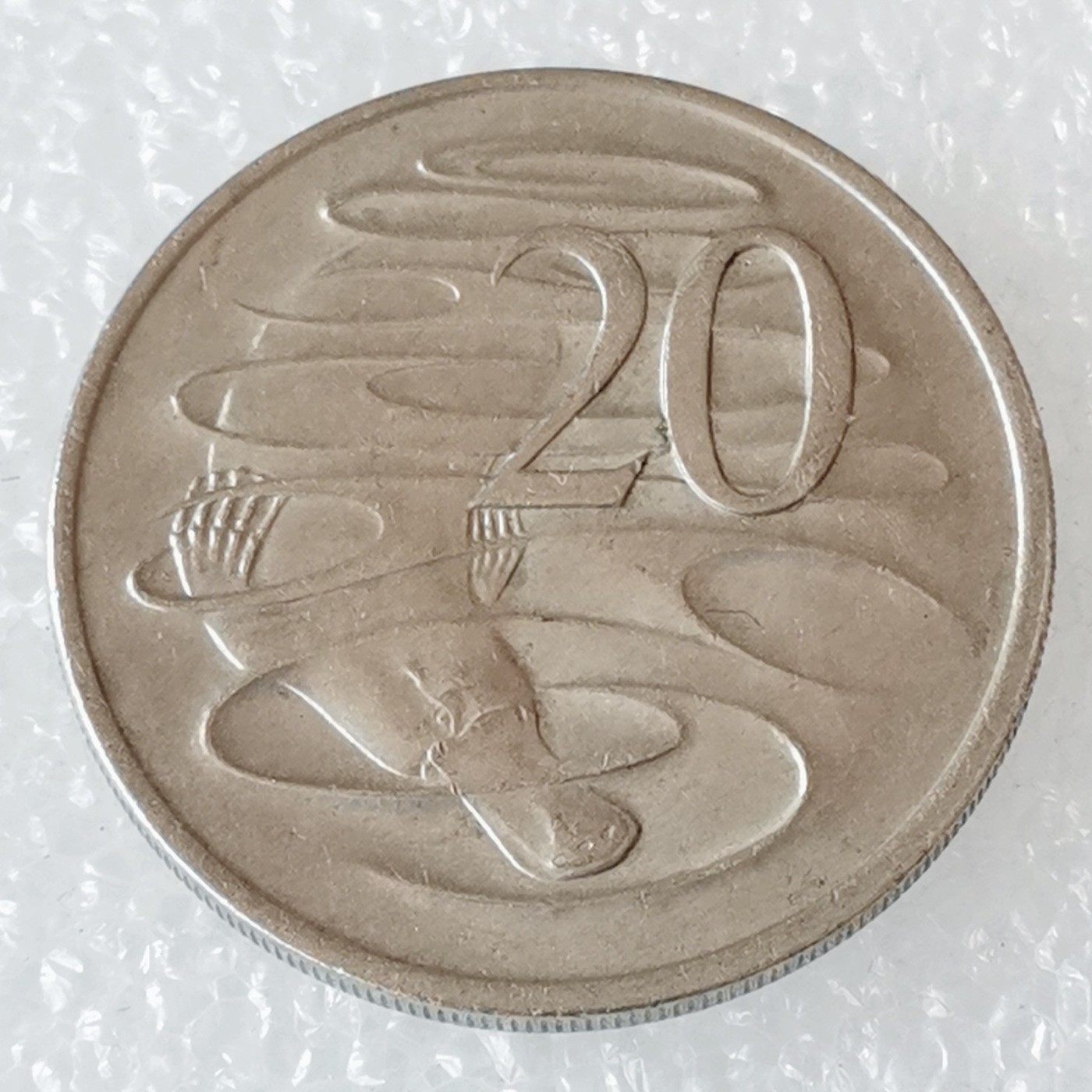 海外回流1元起拍小铺 各国钱币散币场 第6期 澳大利亚1975年20分伊丽莎白女王鸭嘴兽