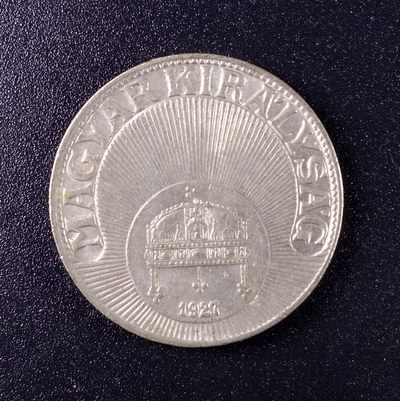 天业钱币散币、银币拍卖第29次专场 全场0元起拍0佣金转发分佣，欢迎围观参拍 - 匈牙利1927年20费乐