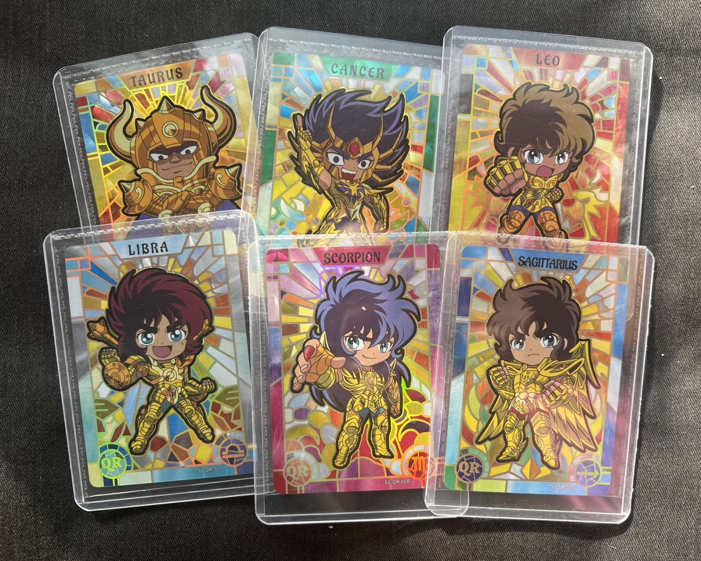 【随心卡拍】收藏卡拍卖【第11期】  【卡游】圣斗士 Q版 6张 第一弹