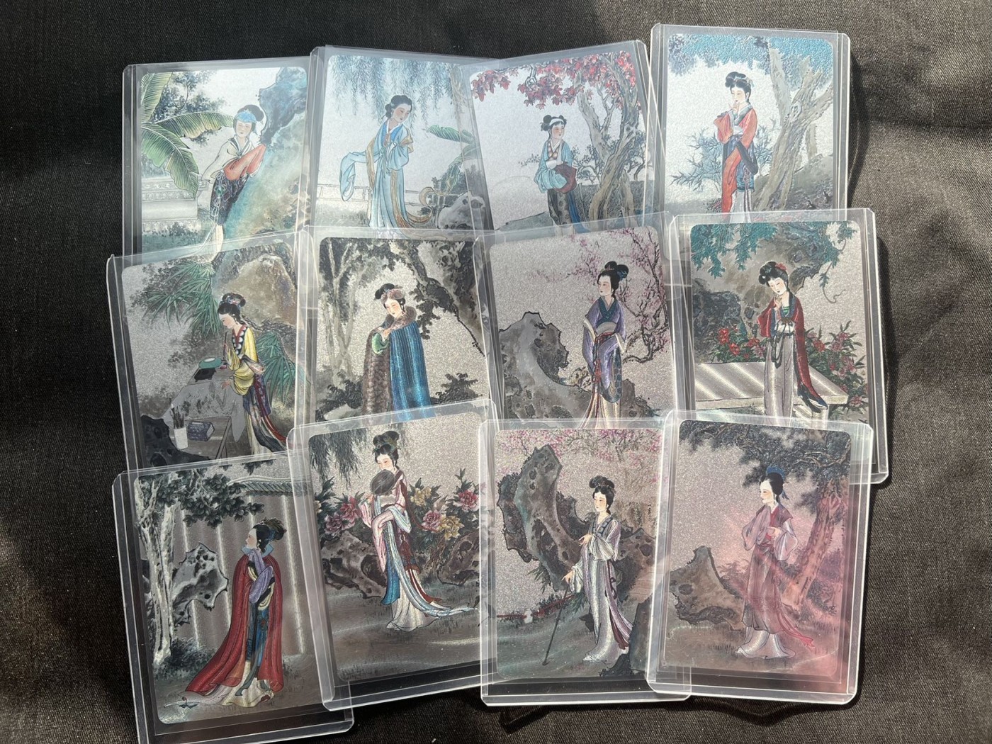 【随心卡拍】收藏卡拍卖【第11期】  【启读文化】金陵十二钗 粗闪