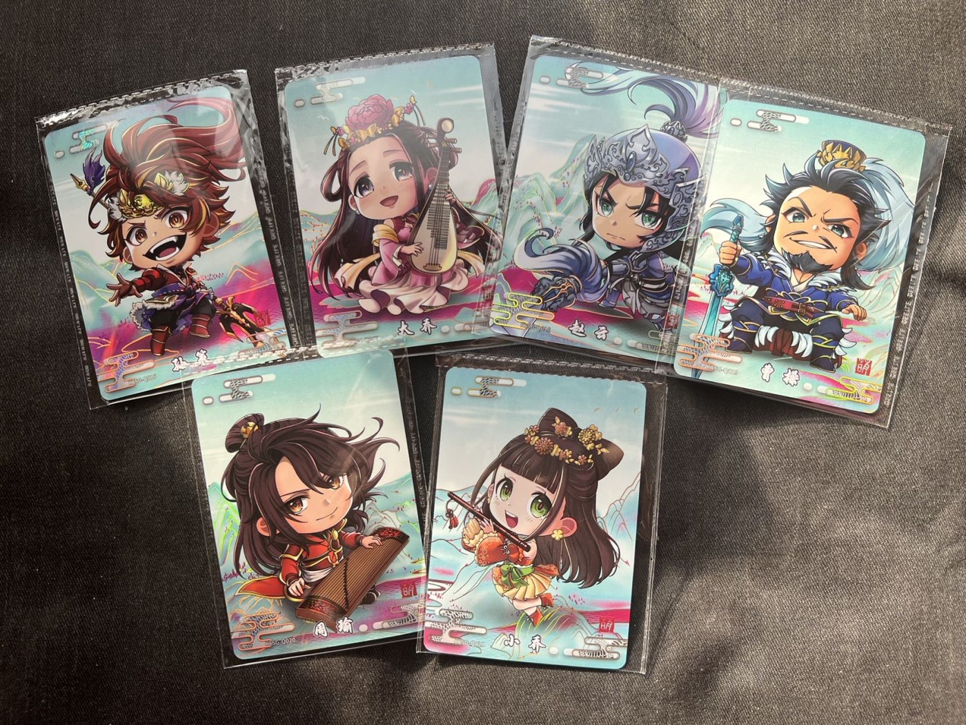 【随心卡拍】收藏卡拍卖【第11期】  卡游 三国 Q版 6张