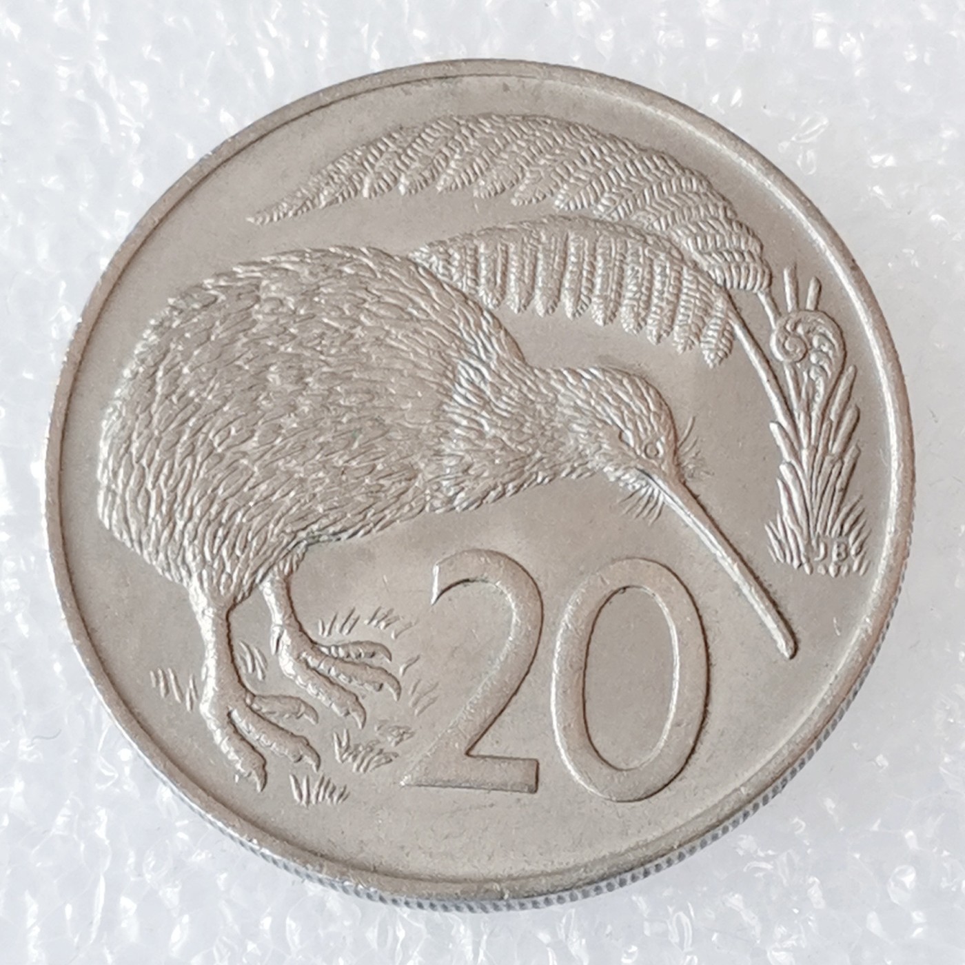 海外回流1元起拍小铺 各国钱币散币场 第6期 几维鸟 新西兰1967年20分