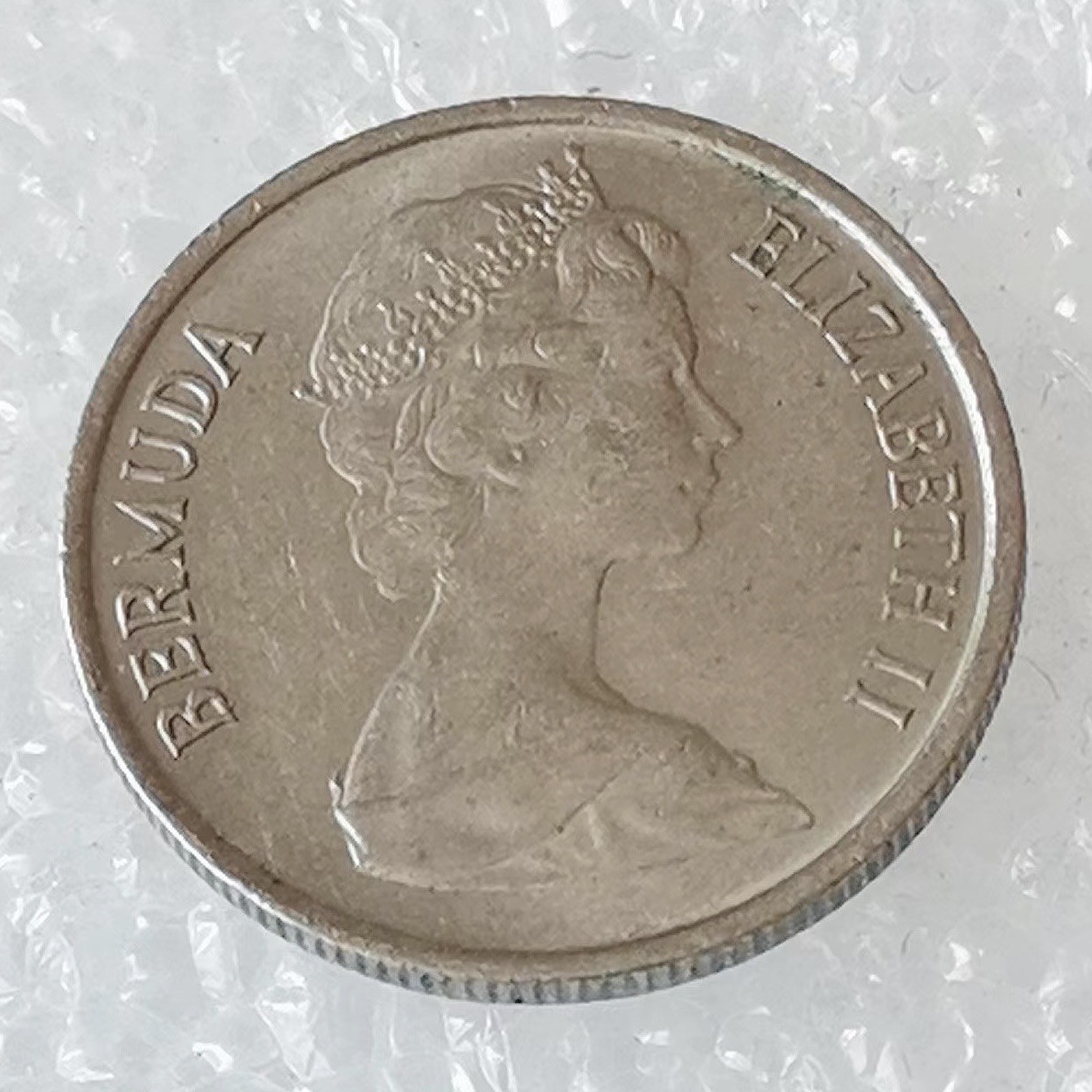 海外回流1元起拍小铺 各国钱币散币场 第6期 百慕大1971年10分百合花镍币