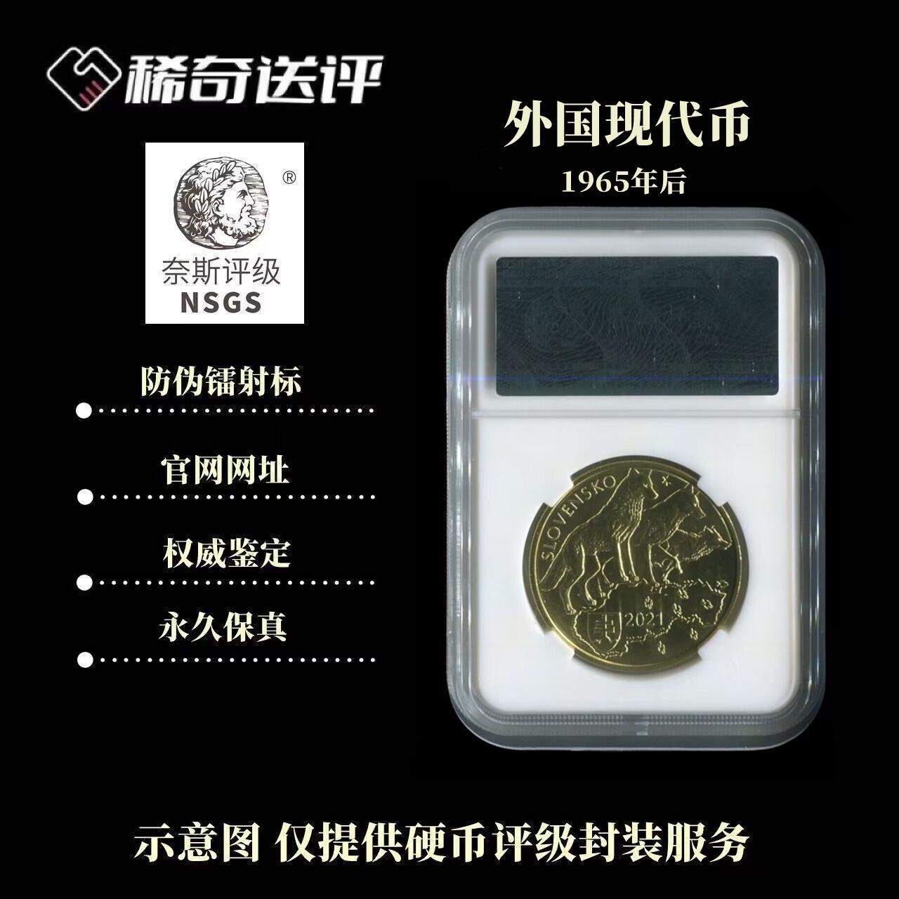 【稀奇送评】【奈斯评级】外国现代币 评级