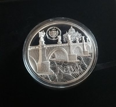 【币将精彩】世界钱币拍卖拍卖（2026-4-22） 帕劳2022年蒂凡尼艺术大都会罗马彩色大银币带证书包装