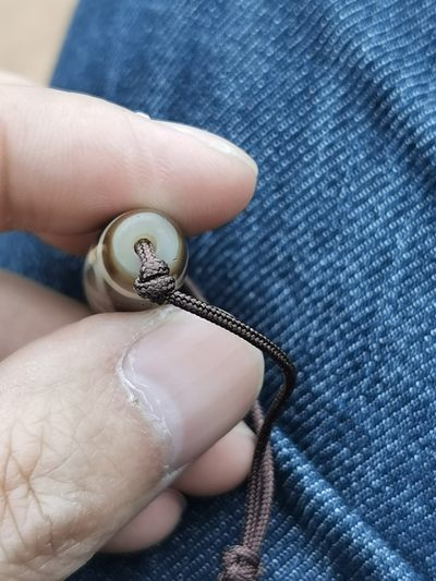 天珠拍卖壹场 台湾金刚杵六眼天珠