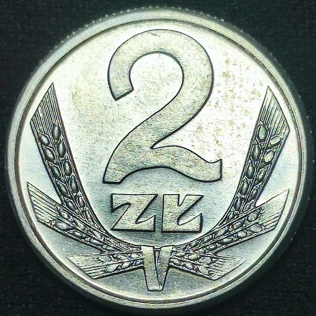 240115 波兰2兹罗提铝币18mm欧洲外国钱币硬币真币全新外币收藏821