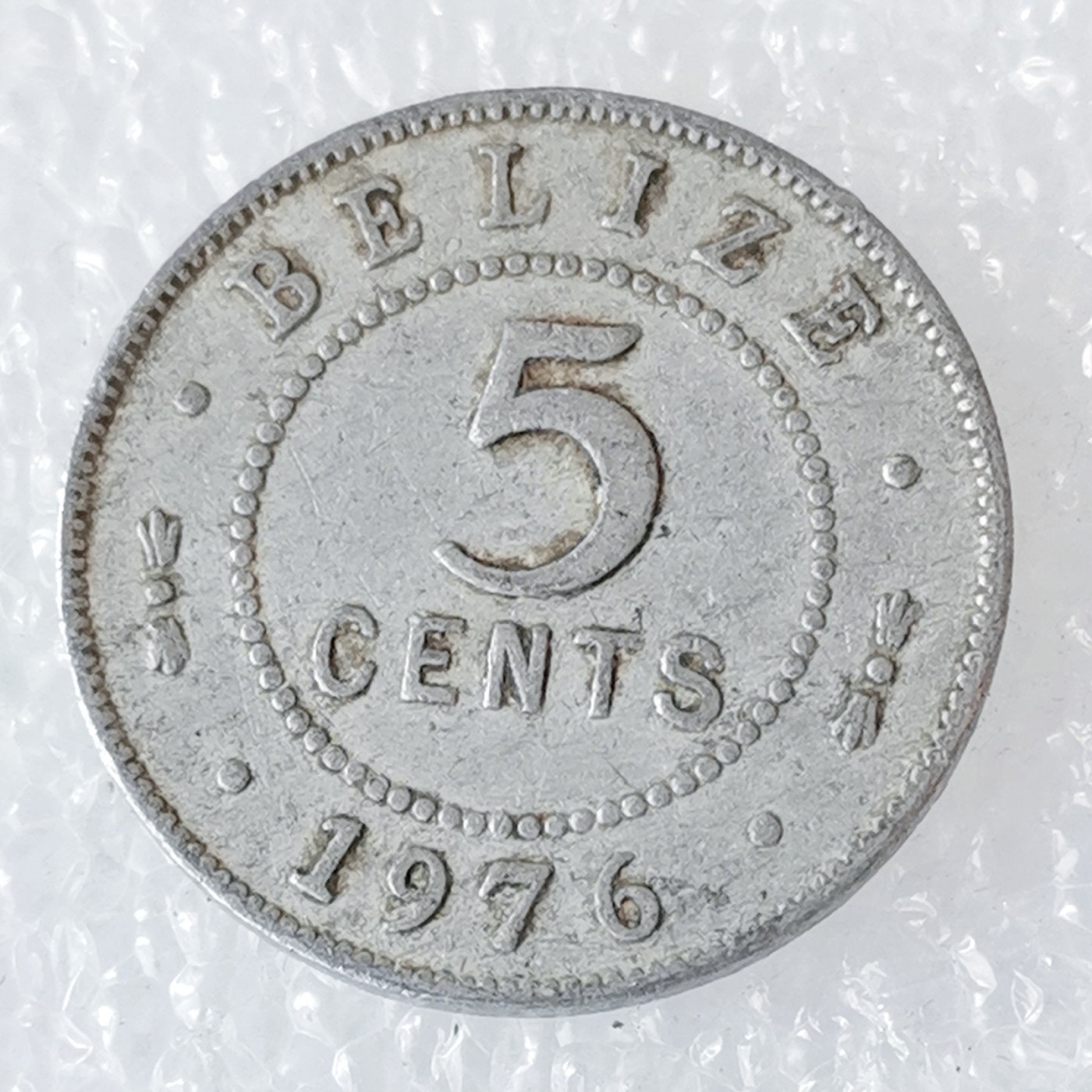 海外回流1元起拍小铺 各国钱币散币场 第6期 伯利兹1976年5分