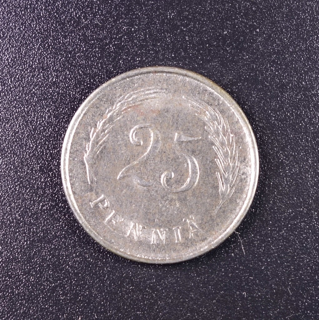 天业钱币散币、银币拍卖第30次专场 全场0元起拍0佣金转发分佣，欢迎围观参拍 芬兰1945年25盆尼