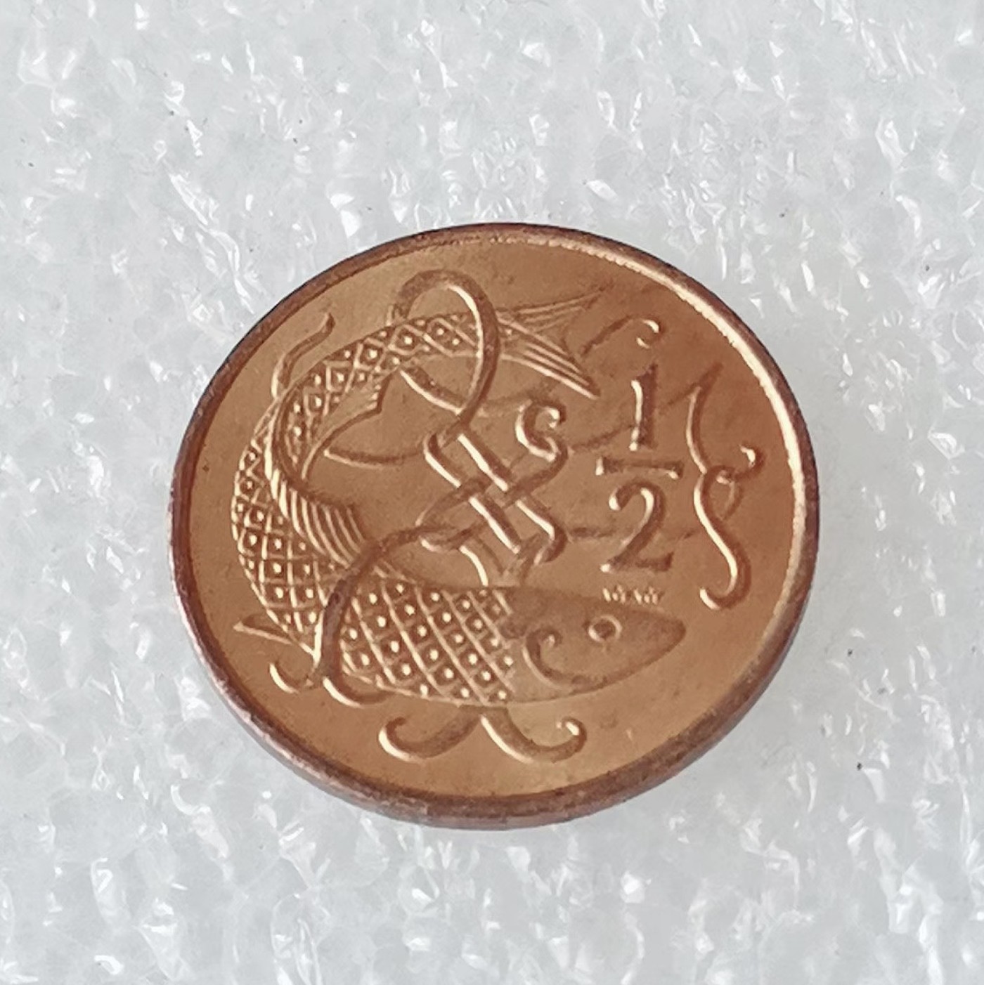 海外回流1元起拍小铺 各国钱币散币场 第6期 1983年马恩岛1/2分