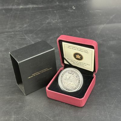 康怡轩钱币【图瓦卢+匈牙利+加拿大+白俄罗斯 纪念币专场】第251006期  2012年加拿大发行七人画派-亚瑟·利斯麦尔20加元精制纪念银币