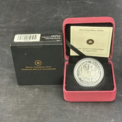 康怡轩钱币【图瓦卢+匈牙利+加拿大+白俄罗斯 纪念币专场】第251006期  2011年加拿大发行公园百年纪念1加元精制纪念银币