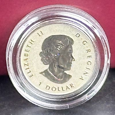 康怡轩钱币【图瓦卢+匈牙利+加拿大+白俄罗斯 纪念币专场】第251006期  2015年加拿大发行枫叶镶珐琅银套币（5枚/套）