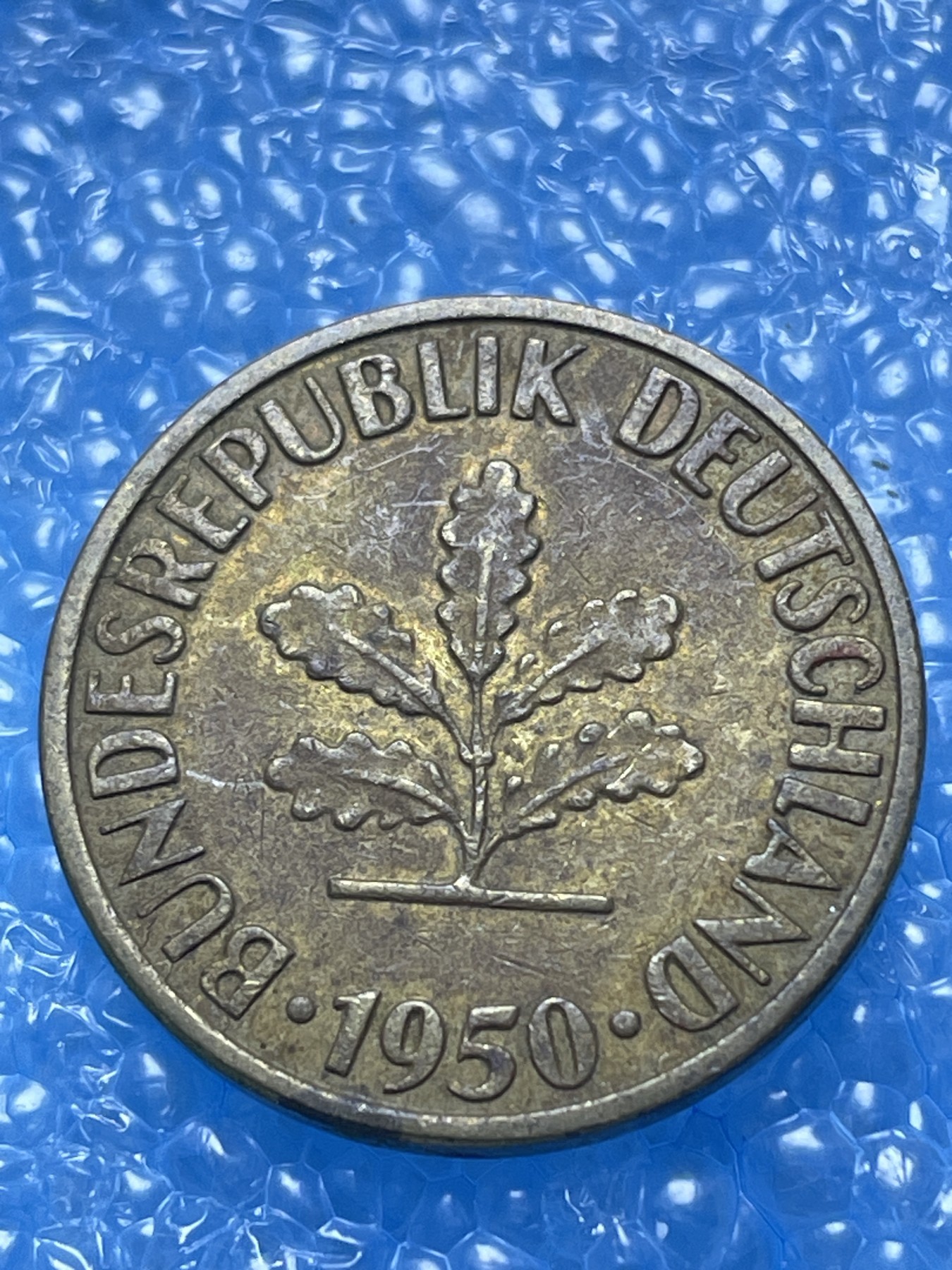 神仙姐姐散币好品专场第十七期（无佣金满邮自动发出 1950 年德国 10 芬尼