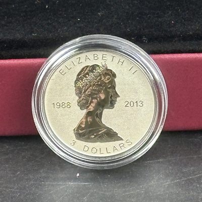 康怡轩钱币【图瓦卢+匈牙利+加拿大+白俄罗斯 纪念币专场】第251006期  2013年加拿大发行枫叶精制纪念银套币（5枚/套）