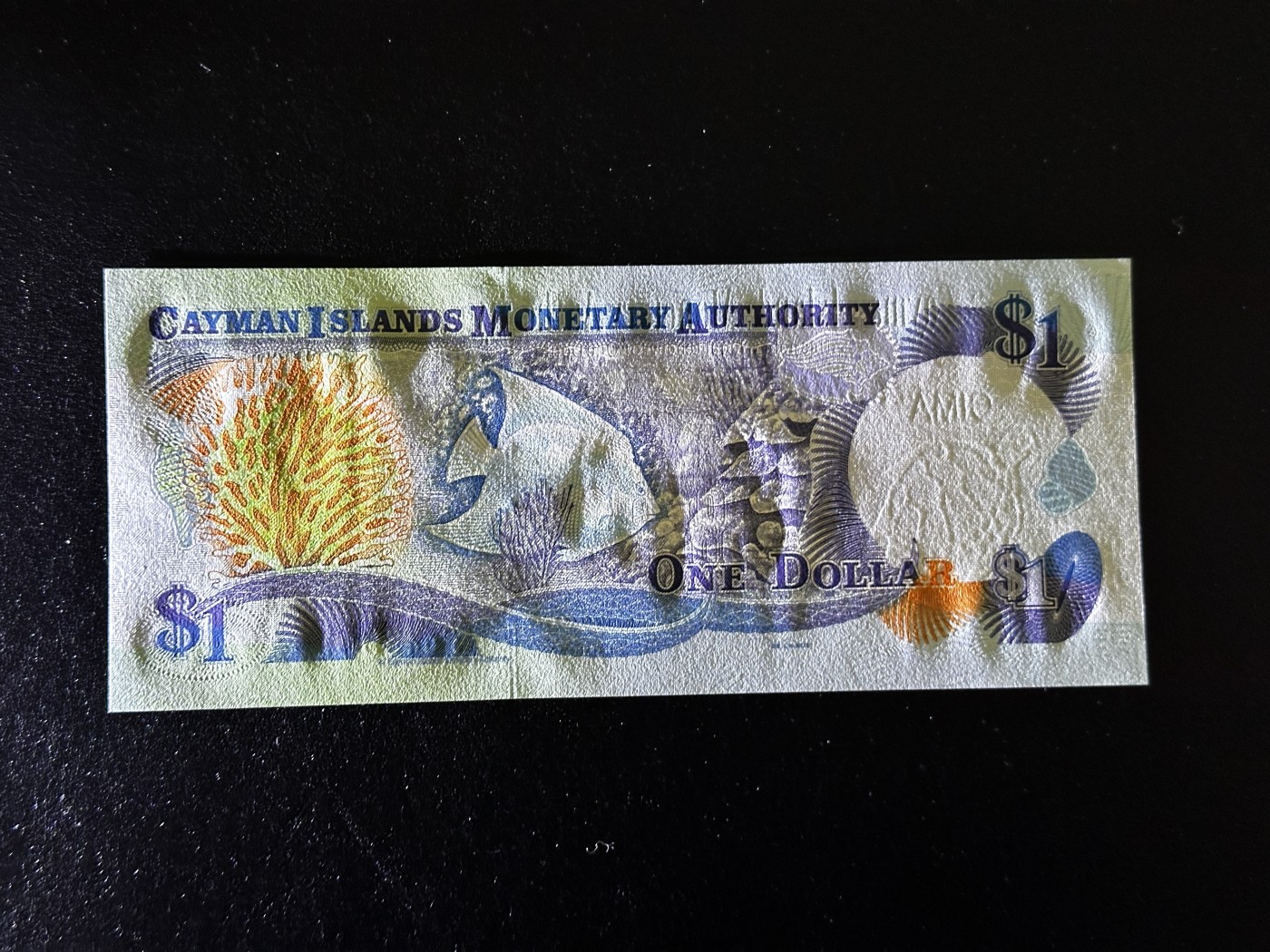 《外钞收藏家》第三百三十二期 加勒比四国专场（伯利兹/巴哈马/巴巴多斯/开曼） 开曼群岛1998年1元（P21） 全新UNC