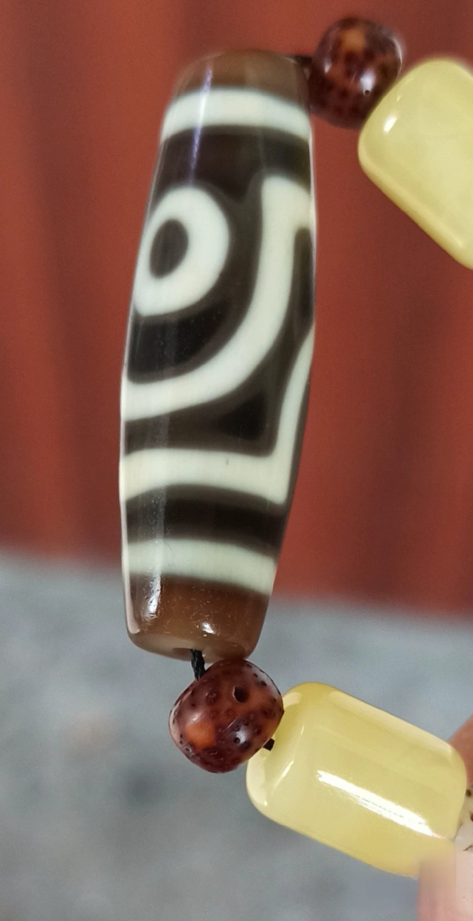 至纯两眼天珠