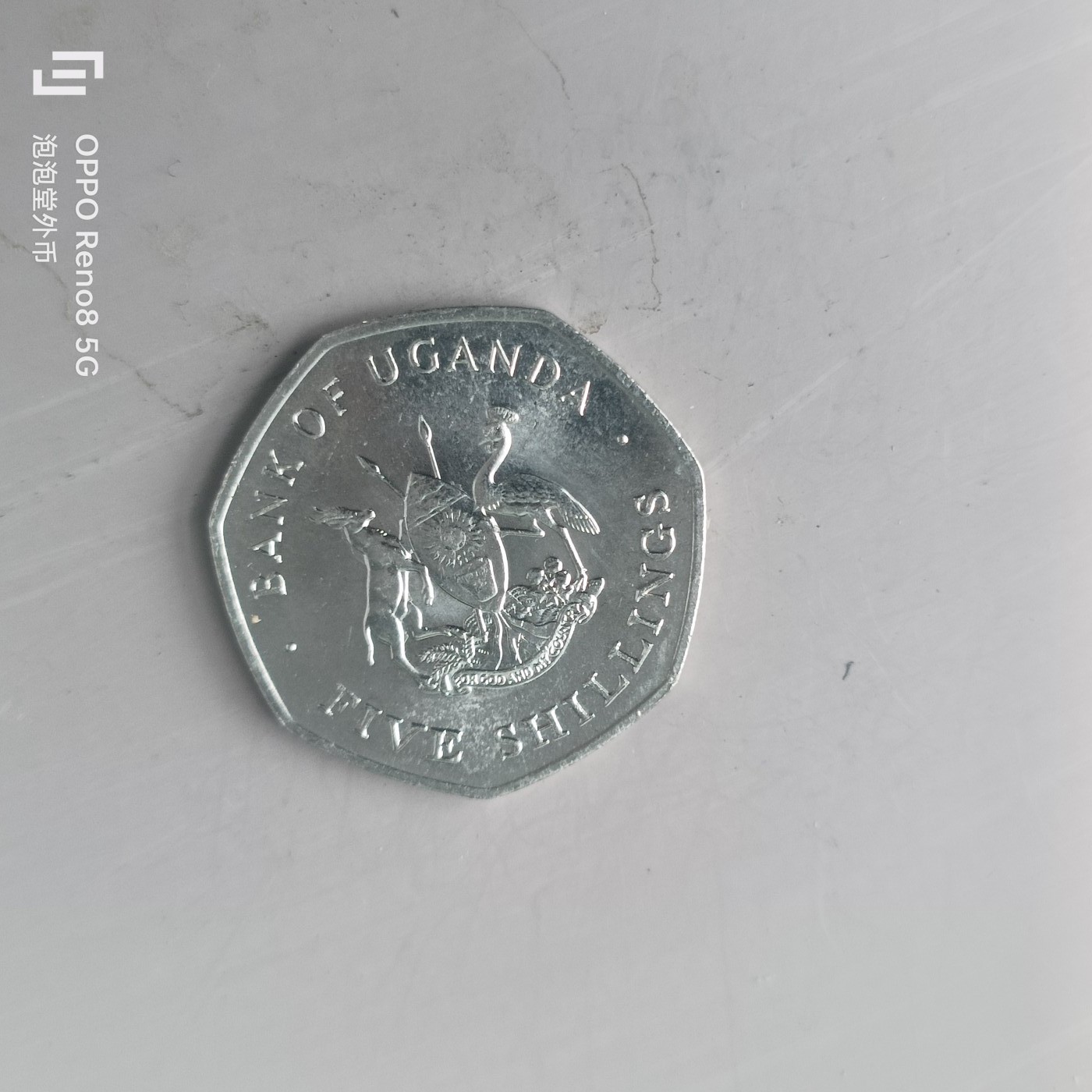 第548期 硬币专场 （无押金，捡漏，全场50包邮，偏远地区除外，接收代拍业务） 乌干达5先令