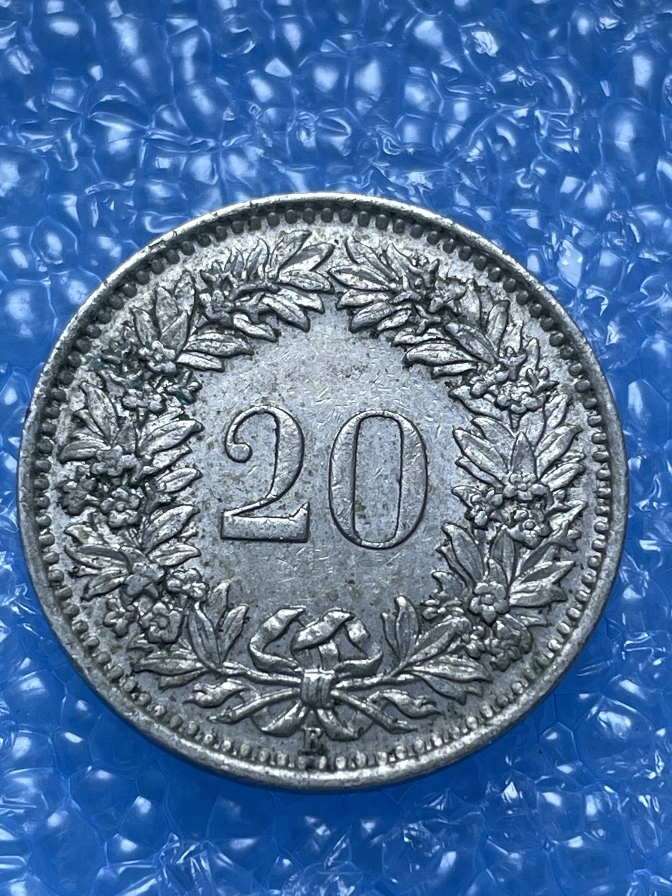 神仙姐姐散币好品专场第十七期（无佣金满邮自动发出 1961 年瑞士 20 生丁