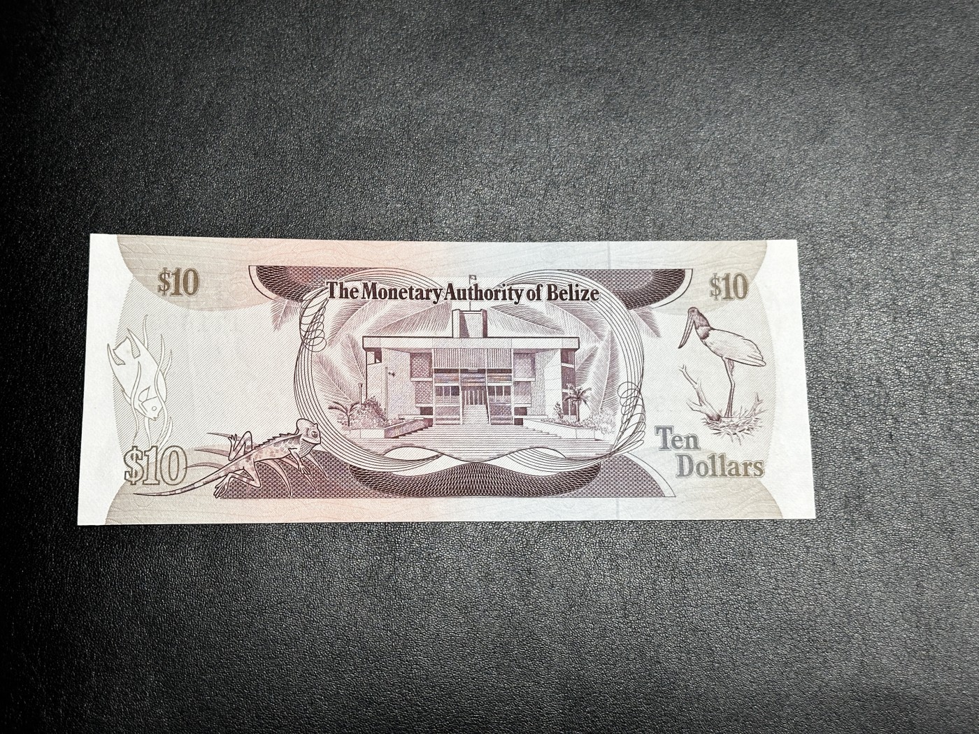 《外钞收藏家》第三百三十二期 加勒比四国专场（伯利兹/巴哈马/巴巴多斯/开曼） 伯利兹1980年10元（P40)  全新UNC