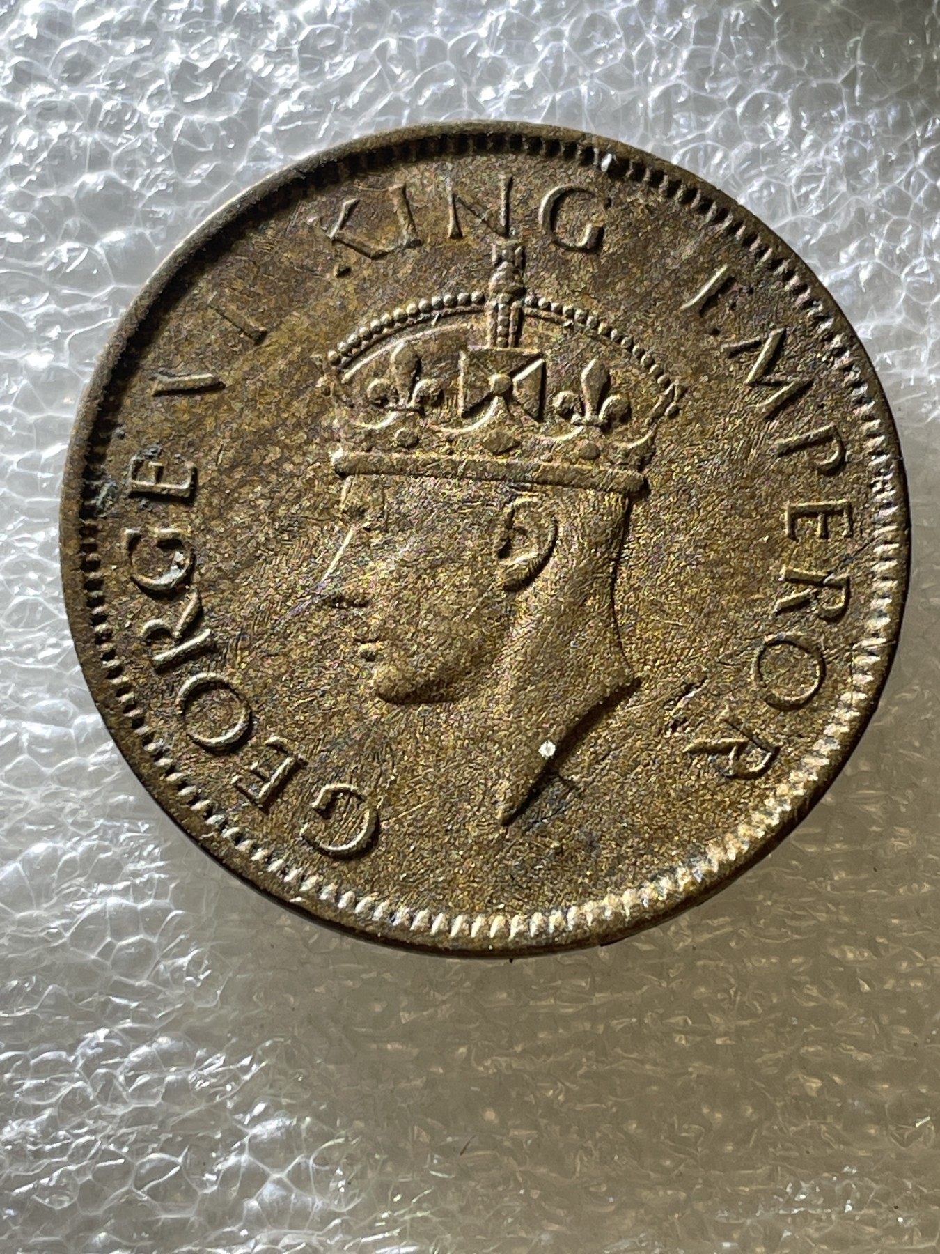 神仙姐姐散币好品专场第十六期（无佣金满邮自动发出 1940 年英属印度 1/4 安娜