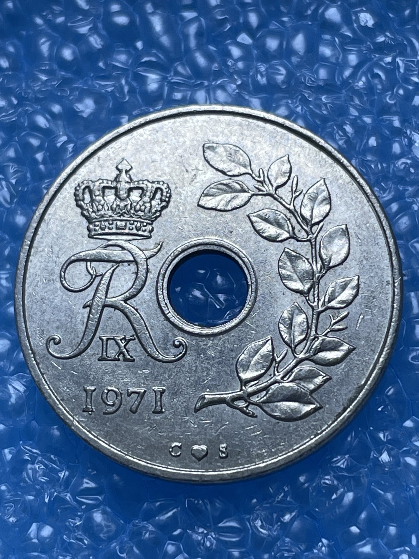 神仙姐姐散币好品专场第十七期（无佣金满邮自动发出 1971 年丹麦 25 欧尔