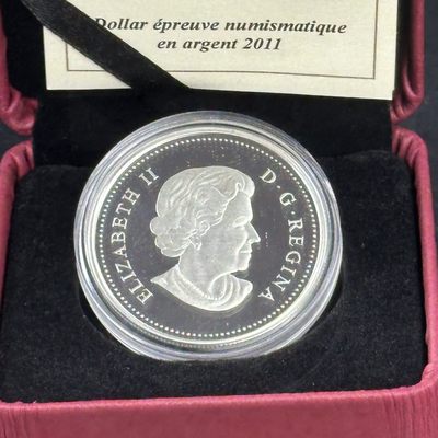 康怡轩钱币【图瓦卢+匈牙利+加拿大+白俄罗斯 纪念币专场】第251006期  2011年加拿大发行公园百年纪念1加元精制纪念银币