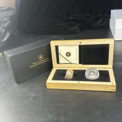 康怡轩钱币【图瓦卢+匈牙利+加拿大+白俄罗斯 纪念币专场】第251006期  2012年加拿大发行海岸警卫队成立50周年20元精制纪念银币