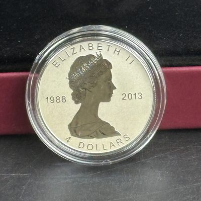 康怡轩钱币【图瓦卢+匈牙利+加拿大+白俄罗斯 纪念币专场】第251006期  2013年加拿大发行枫叶精制纪念银套币（5枚/套）