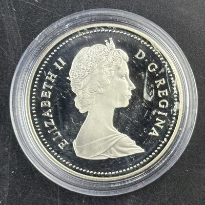 康怡轩钱币【图瓦卢+匈牙利+加拿大+白俄罗斯 纪念币专场】第251006期  1986年加拿大发行温哥华建城1加元精制纪念银币