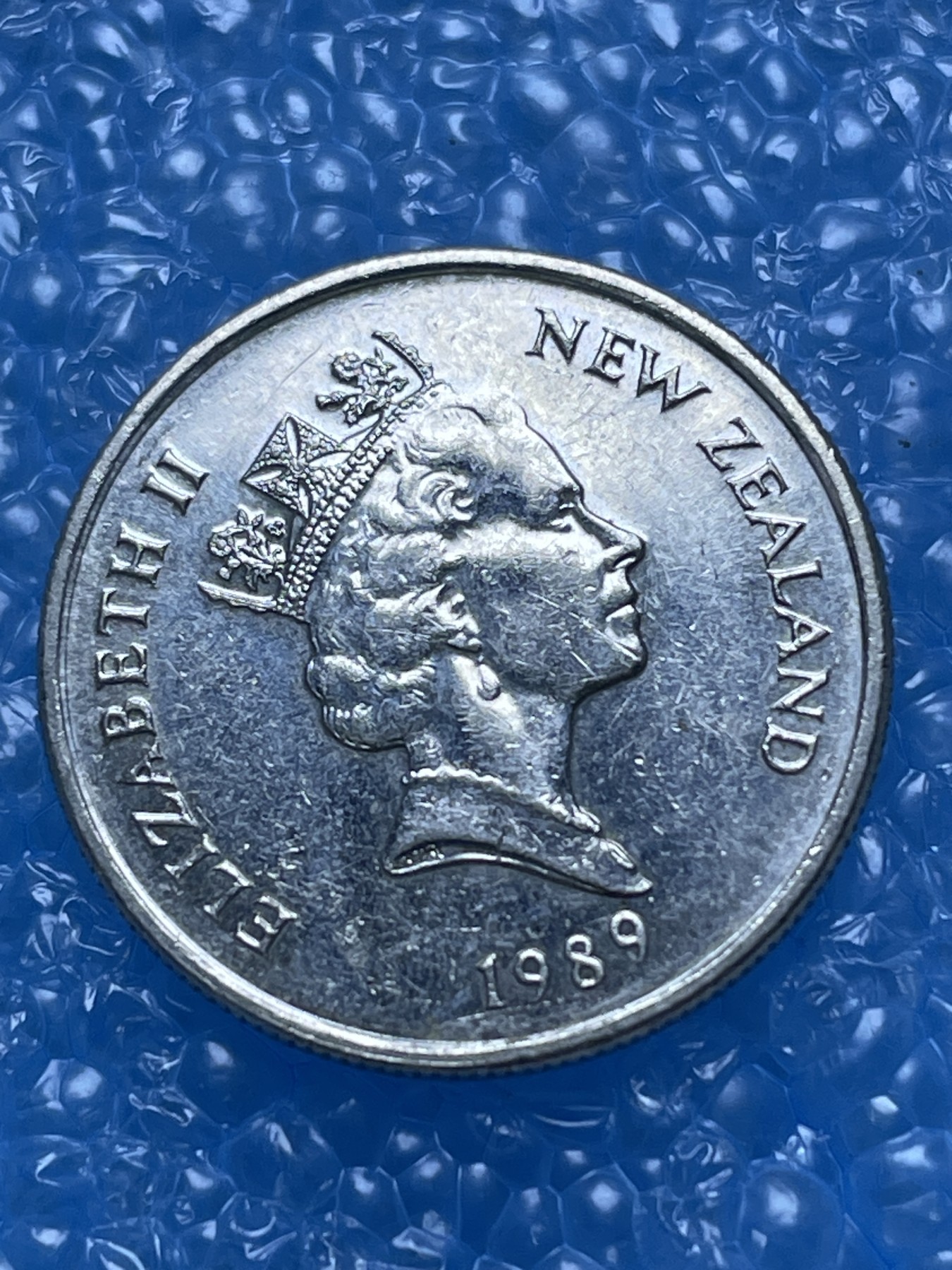 神仙姐姐散币好品专场第十七期（无佣金满邮自动发出 1989 年新西兰 5 分