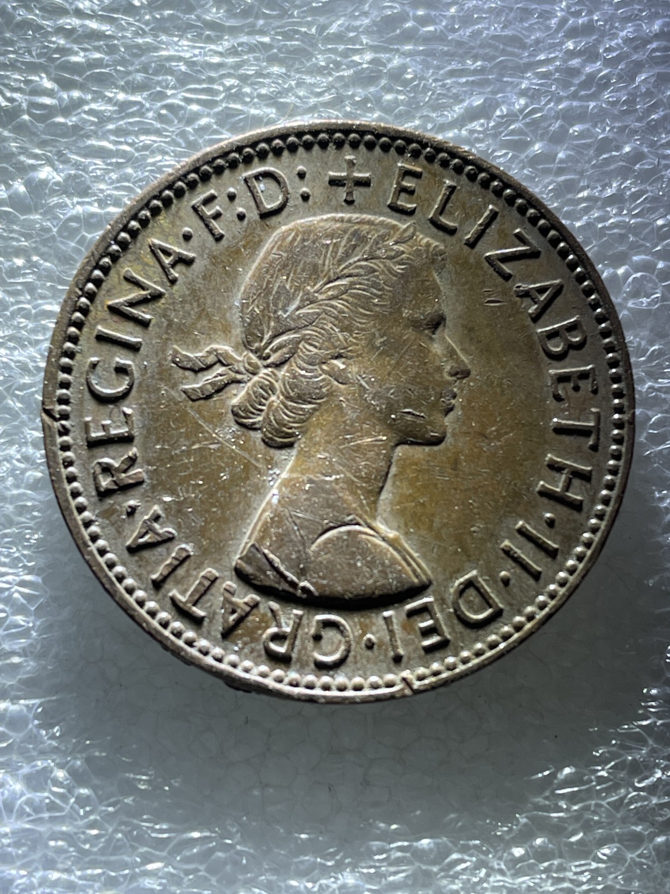 神仙姐姐散币好品专场第十六期（无佣金满邮自动发出 1967 年英国半便士，有划痕