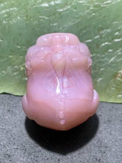 精美紫罗兰盐源玛瑙手工雕刻貔貅吊坠（把件）一个 - 精美紫罗兰盐源玛瑙手工雕刻貔貅吊坠（把件）一个
