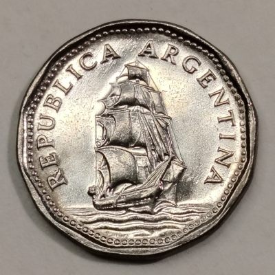 布加迪🐬～世界钱币🌾第 116 期 /  美洲国家币专场 - 阿根廷🇦🇷 1961年 5比索