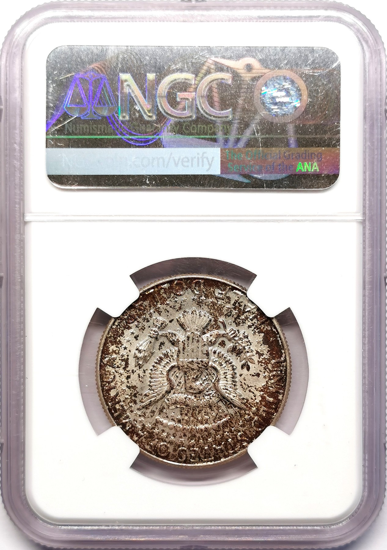 凡希社世界钱币微拍第二百五十九期 1964D美国肯尼迪半元银币NGC-MS65